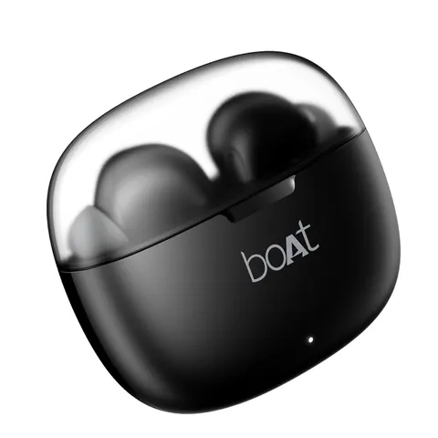Boat Airdopes 212 Bluetooth TWS Wireless Earbuds with Mic, 50H Battery, ENx Tech, Beast Mode, ASAP Charge, Easy Touch Controls - Noir Black